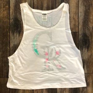 Colorado Rockies VS PINK crop top